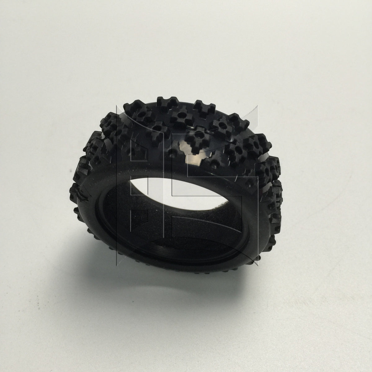 BQLZR 1pc RC1:10 On Road Car Fish Pattern Rubber Tire D-006 Black Remote Control Vehicle Accessories Parts