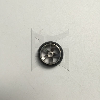 BQLZR 1pc RC1:28 Metal Drift Wheel K969-03T 5-Spoke Titanium Color Model Car Repair Replacement Spare Parts