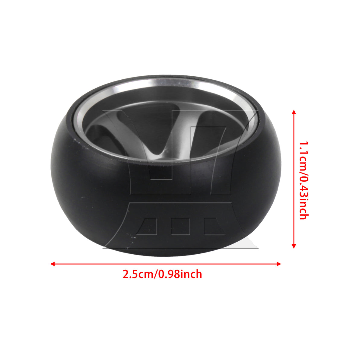 BQLZR 1pc RC1:28 Metal Drift Wheel K969-03T 5-Spoke Titanium Color Model Car Repair Replacement Spare Parts