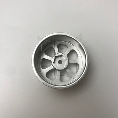 BQLZR 1pc RC1:10 Flat Sports Car Aluminum Alloy Wheel Hub 50002S Silver Model Car Wheel Hub