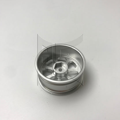 BQLZR 1pc RC1:10 Flat Sports Car Aluminum Alloy Wheel Hub 50002S Silver Model Car Wheel Hub