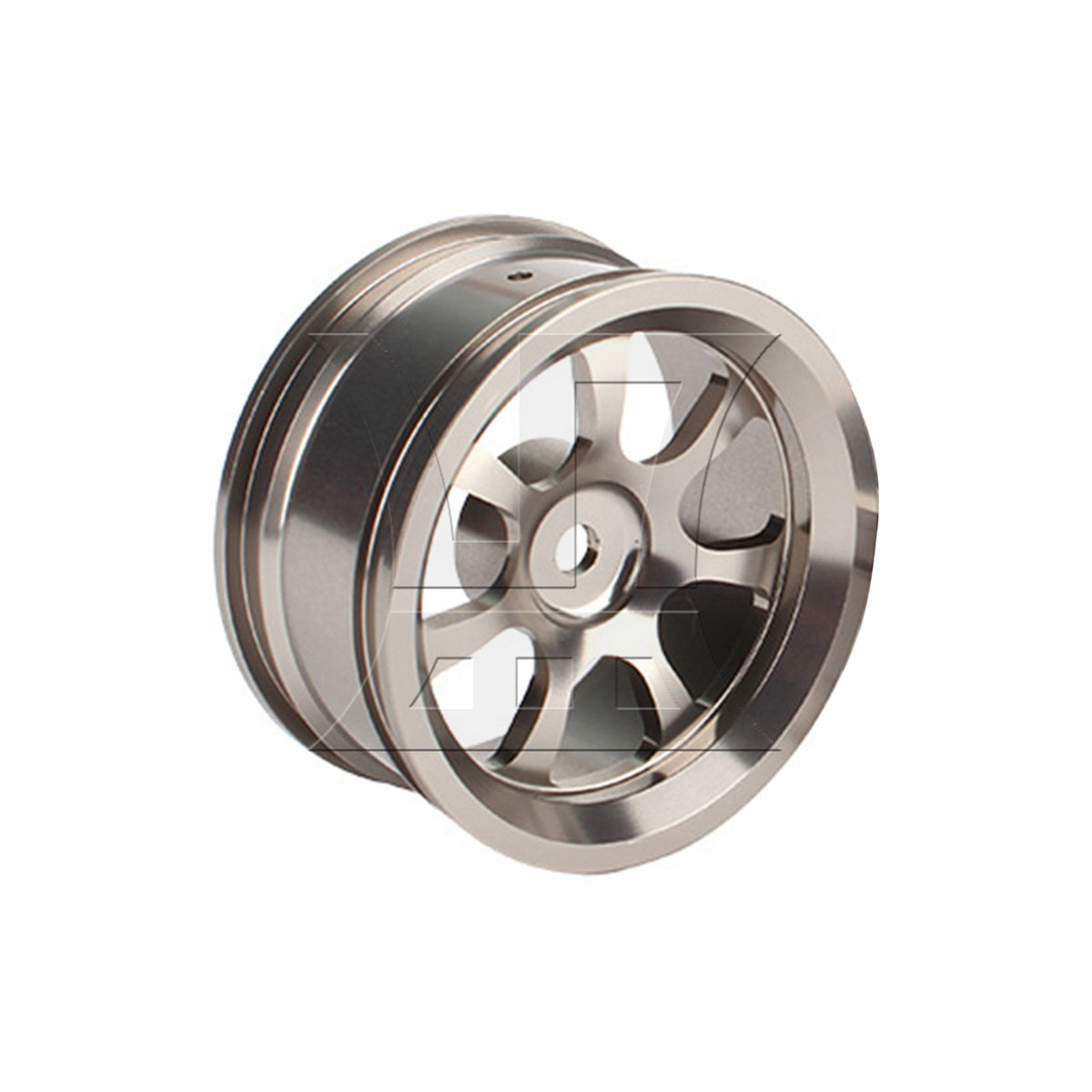 BQLZR 1pc RC1:10 Flat Sports Car Aluminum Alloy Wheel Hub 50002S Silver Model Car Wheel Hub