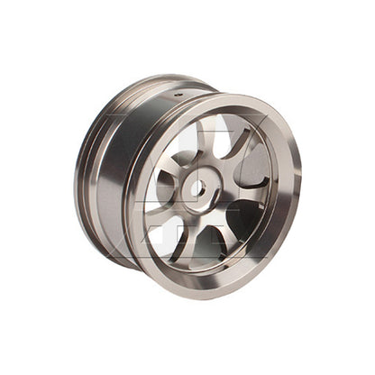 BQLZR 1pc RC1:10 Flat Sports Car Aluminum Alloy Wheel Hub 50002S Silver Model Car Wheel Hub