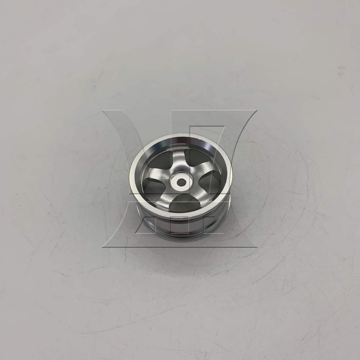 BQLZR 1pc RC1:10 On Road Wheel Rim 50001S 5 Spoke Silver Model Car Repair Replacement Spare Parts