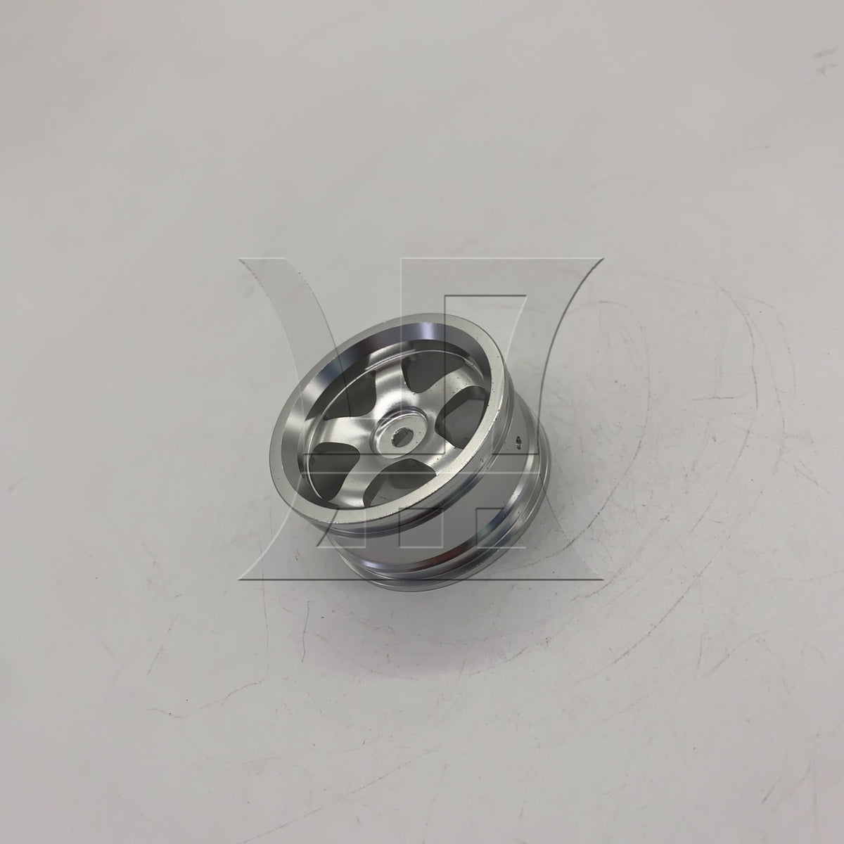 BQLZR 1pc RC1:10 On Road Wheel Rim 50001S 5 Spoke Silver Model Car Repair Replacement Spare Parts
