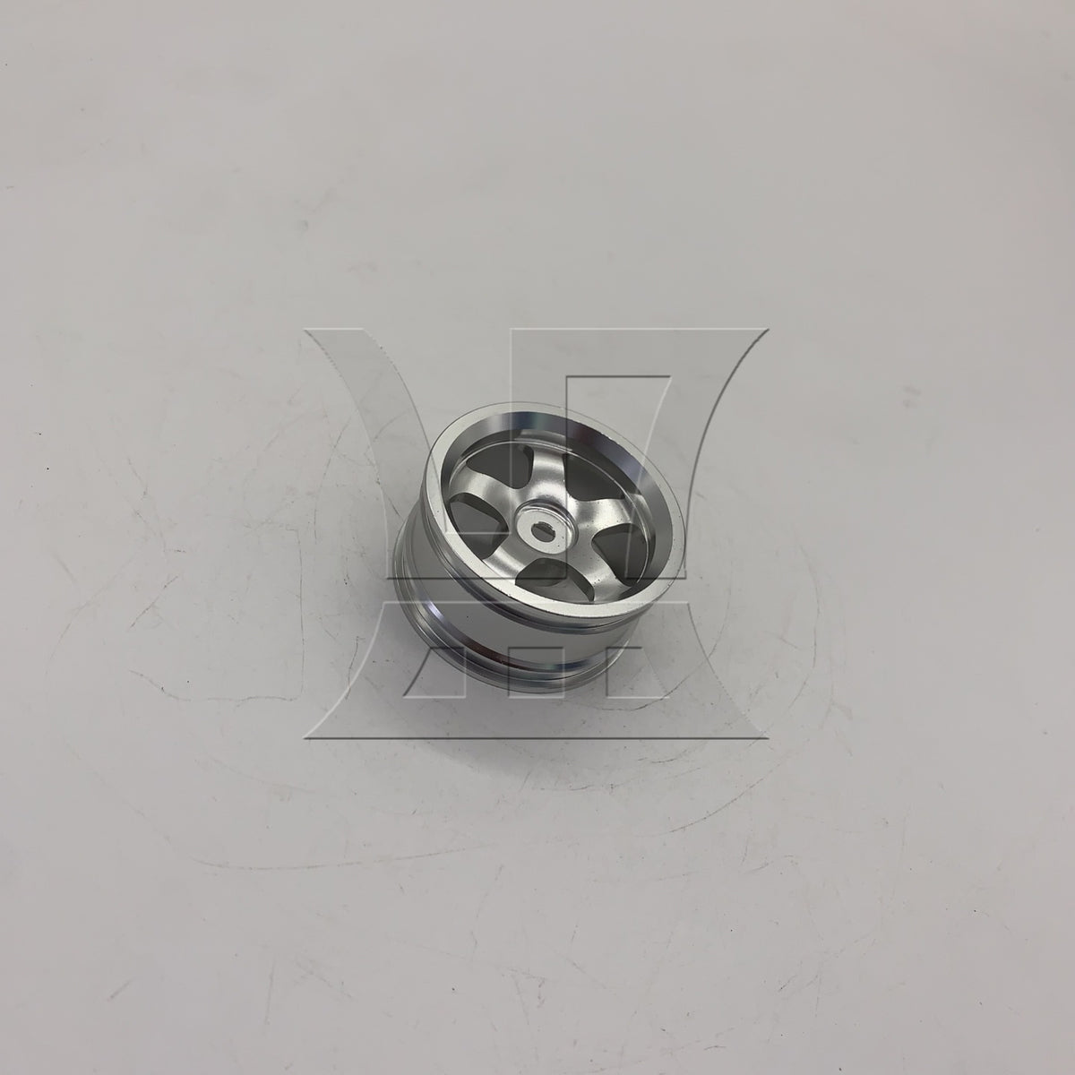 BQLZR 1pc RC1:10 On Road Wheel Rim 50001S 5 Spoke Silver Model Car Repair Replacement Spare Parts