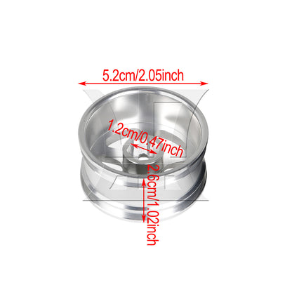 BQLZR 1pc RC1:10 On Road Wheel Rim 50001S 5 Spoke Silver Model Car Repair Replacement Spare Parts