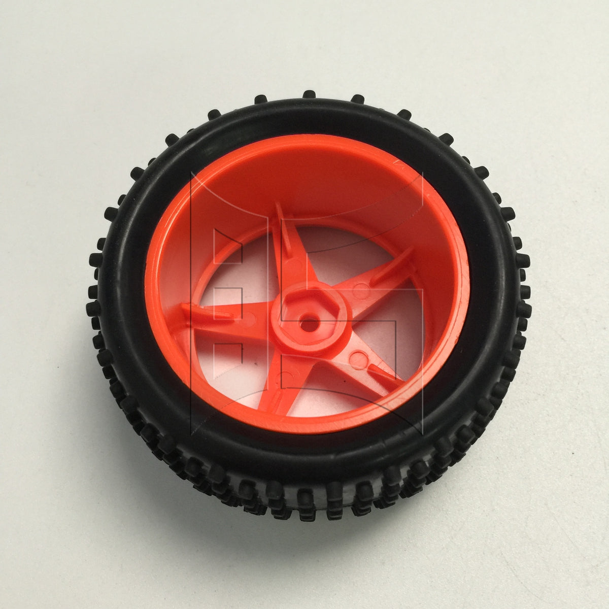 BQLZR 1pc RC1:10 Off Road Plastic Wheel Rim B10001R B10003R Front Red Model Car Repair Replacement Spare Parts