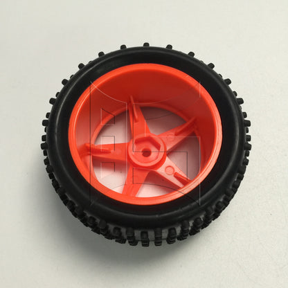 BQLZR 1pc RC1:10 Off Road Plastic Wheel Rim B10001R B10003R Front Red Model Car Repair Replacement Spare Parts