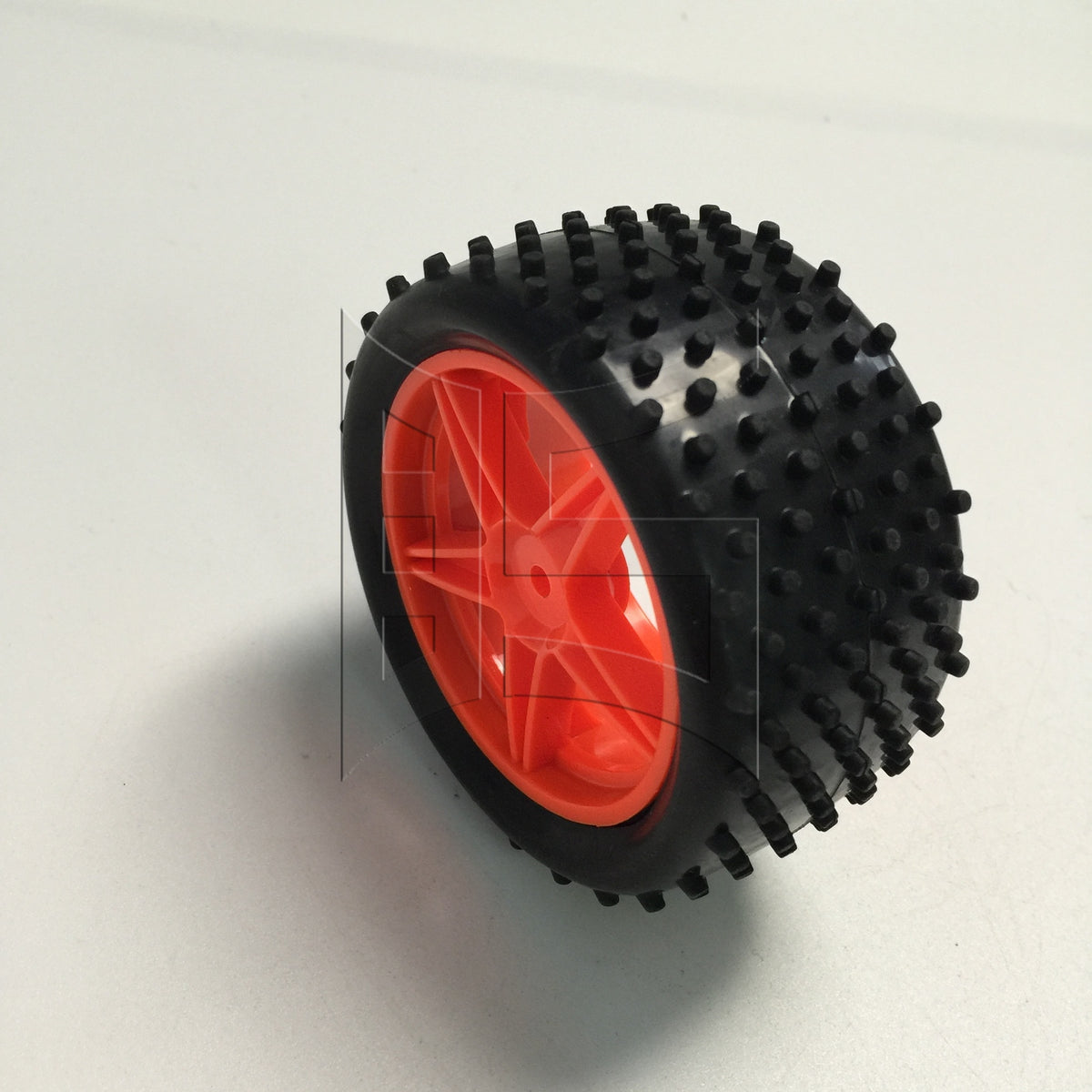 BQLZR 1pc RC1:10 Off Road Plastic Wheel Rim B10001R B10003R Front Red Model Car Repair Replacement Spare Parts