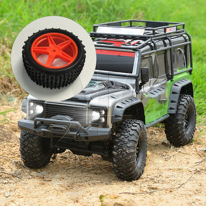 BQLZR 1pc RC1:10 Off Road Plastic Wheel Rim B10001R/B10003R Rear Red Model Car Repair Replacement Spare Parts