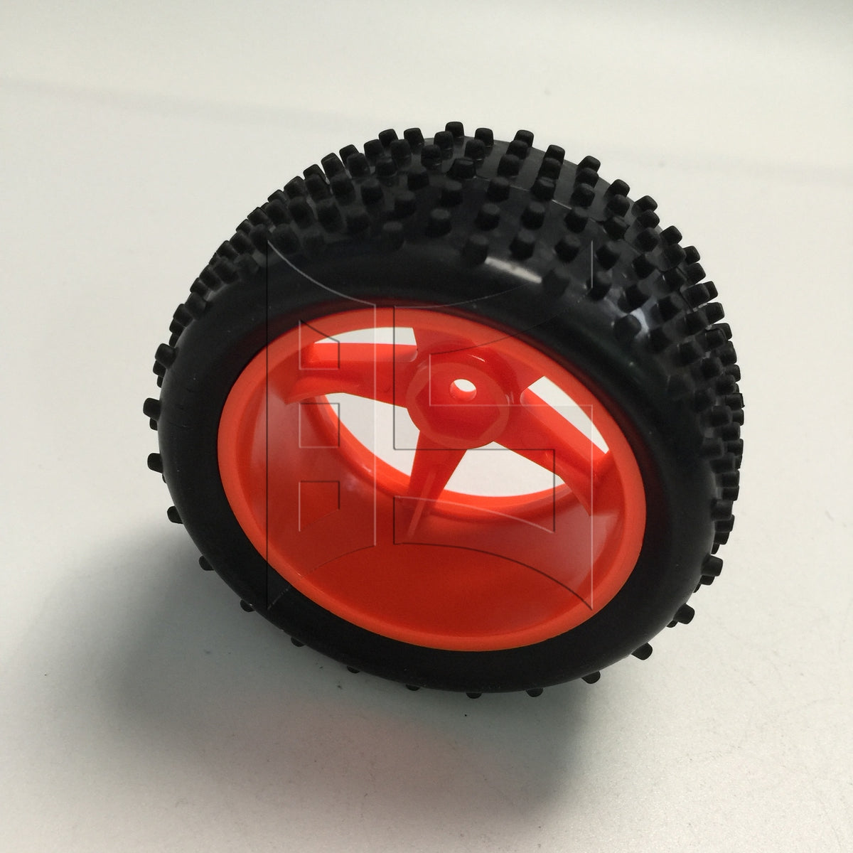 BQLZR 1pc RC1:10 Off Road Plastic Wheel Rim B10001R/B10003R Rear Red Model Car Repair Replacement Spare Parts
