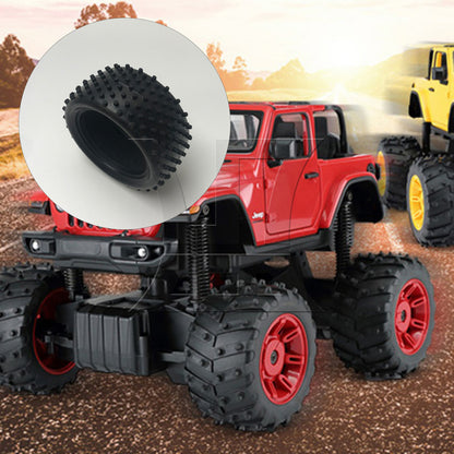 BQLZR 1pc RC1:10 Off Road Tire By-001/By-002 Rear Black Model Car Repair Replacement Spare Parts