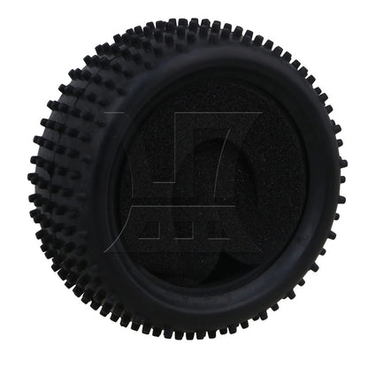 BQLZR 1pc RC1:10 Off Road Tire By-001/By-002 Rear Black Model Car Repair Replacement Spare Parts