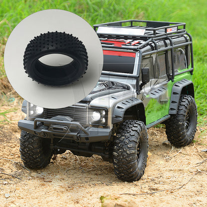 BQLZR 1pc RC1:10 Off Road Tire By-001/By-002 Front Black Model Car Repair Replacement Spare Parts