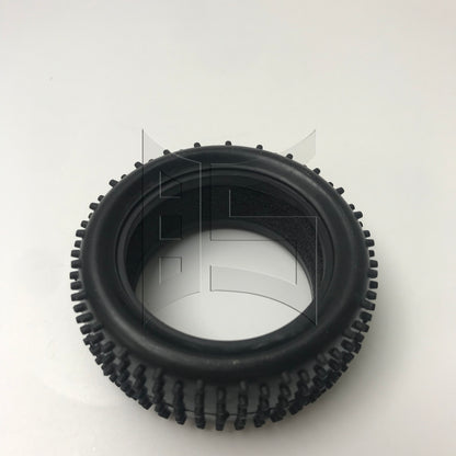 BQLZR 1pc RC1:10 Off Road Tire By-001/By-002 Front Black Model Car Repair Replacement Spare Parts