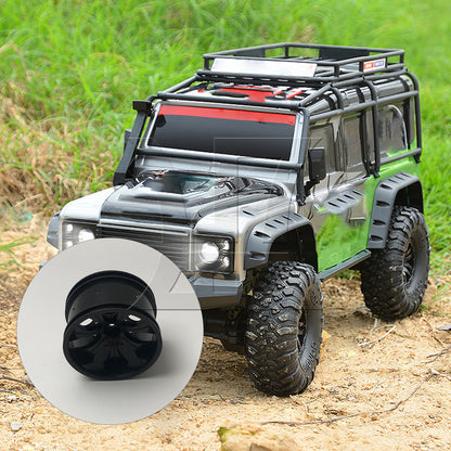 BQLZR 1pc RC1:10 Plastic Wheel Rim 7-Spoke for Model Car Repair Replacement Spare Parts
