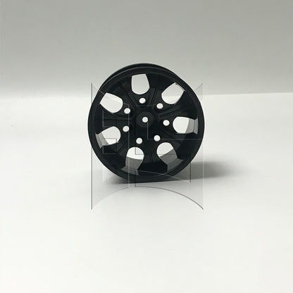 BQLZR 1pc RC1:10 Plastic Wheel Rim 7-Spoke for Model Car Repair Replacement Spare Parts