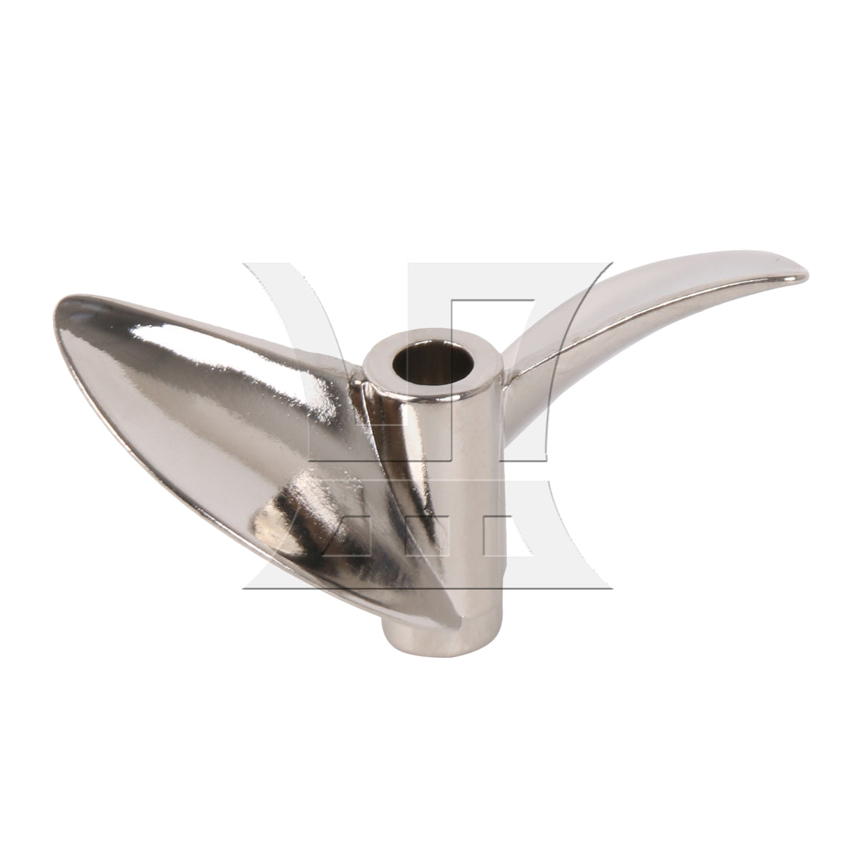 BQLZR 1pc Metal Spiral Propeller with Plastic Gasket White 5x10x1mm Zinc Alloy Propeller