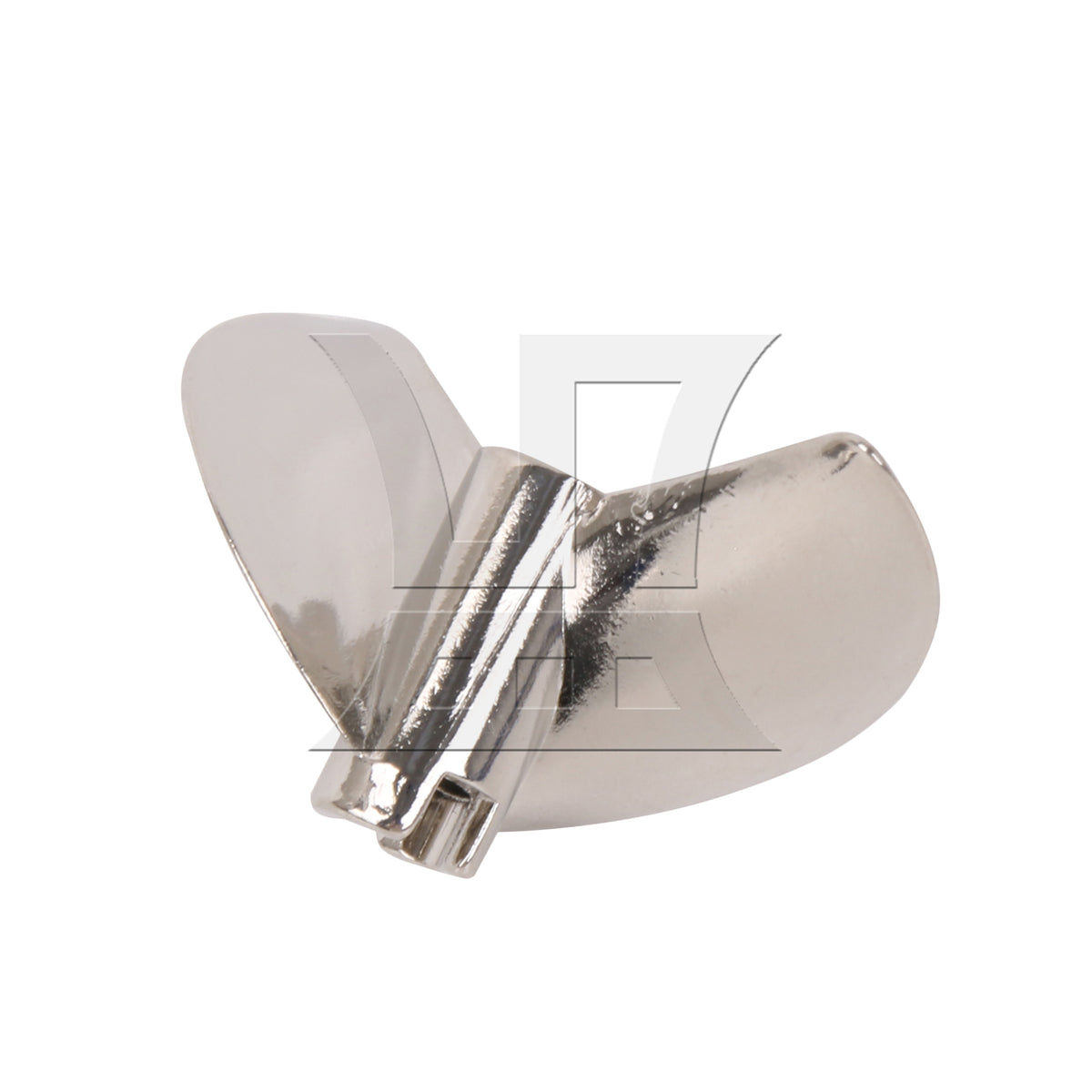BQLZR 1pc Metal Spiral Propeller with Plastic Gasket White 5x10x1mm Zinc Alloy Propeller