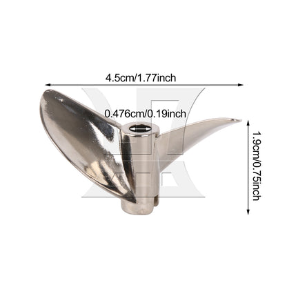 BQLZR 1pc Metal Spiral Propeller Zinc Alloy Propeller