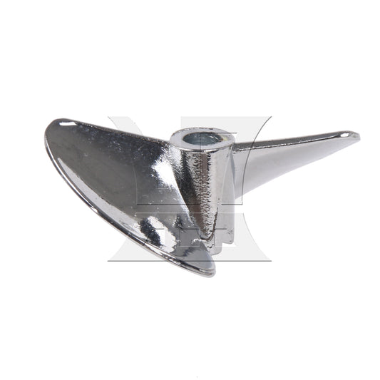 BQLZR 1PC P1.4 35mm RC Boat Metal Propeller 435S Silver with Propeller Drive Dogs Replacement for FT016 FT007 FT012