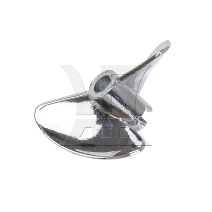 BQLZR 1PC P1.4 35mm RC Boat Metal Propeller 435S Silver with Propeller Drive Dogs Replacement for FT016 FT007 FT012