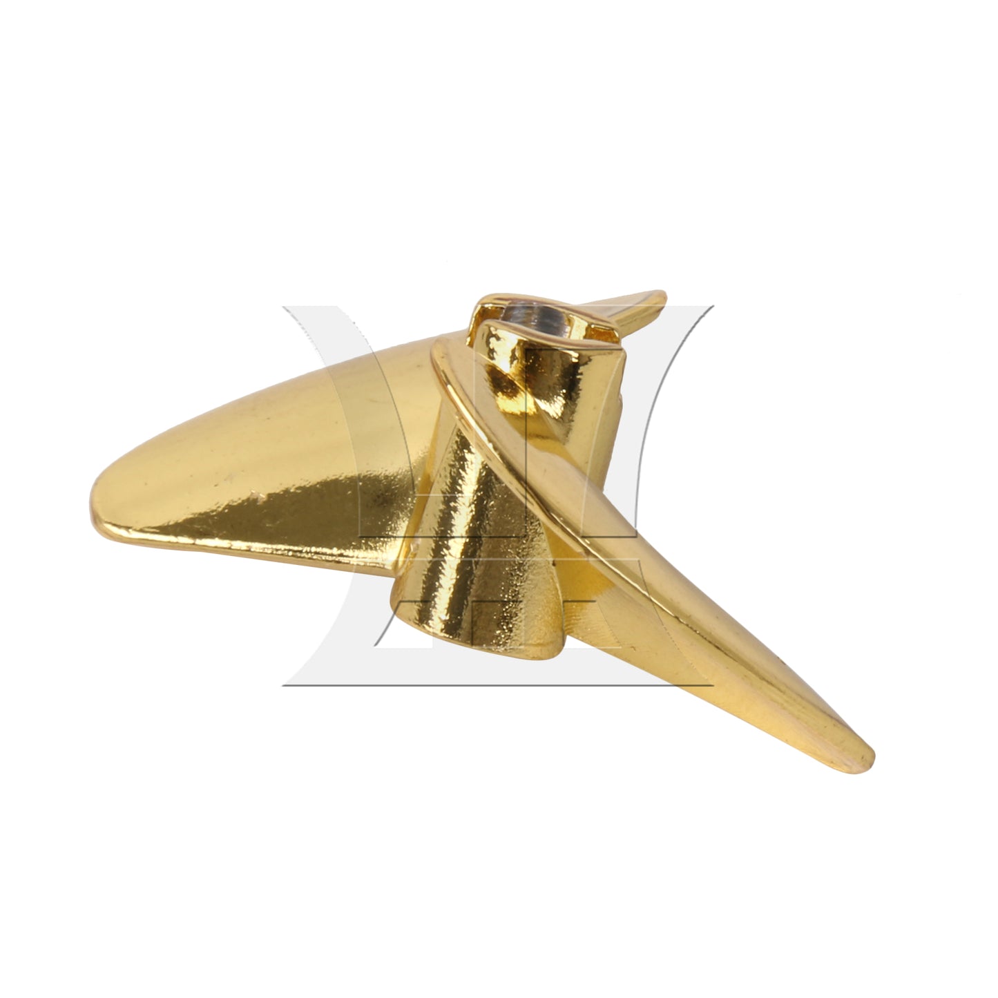 BQLZR 1PC P1.4 35mm RC Boat Metal Propeller PRB0313Y Golden with Brass Sleeve Replaces FT016 FT007 FT012