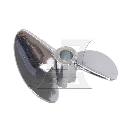 BQLZR 1PC P1.4 35mm RC Boat Metal Propeller PRB0313S Silver w/ Brass Sleeve Replacement for FT016 FT007 FT012