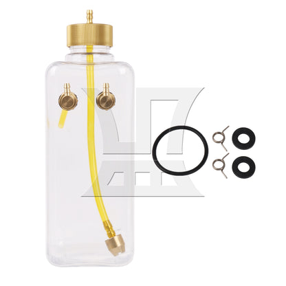BQLZR 1PC Transparent RC Engine Gas Oil Tank Plastic Gas Bottle 500ml for Remote Control Model Part