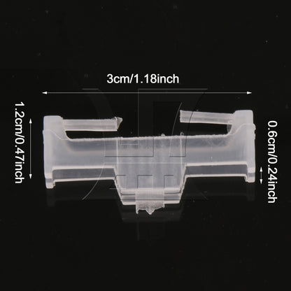 BQLZR 1pc RC Boat Servo Cable Clips Lock Transparent White Boat Model Upgrade Accessories