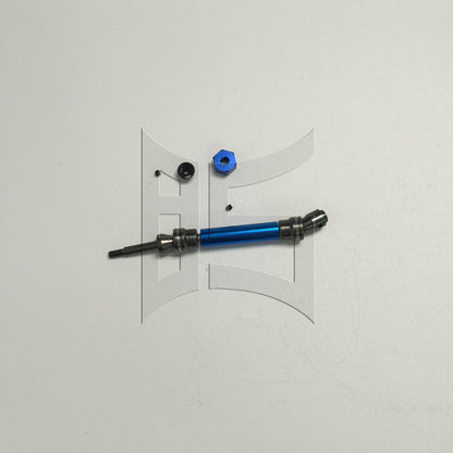 BQLZR 1pc RC1:10 Cvd Front Drive Shaft Blue Model Car Repair Replacement Spare Parts