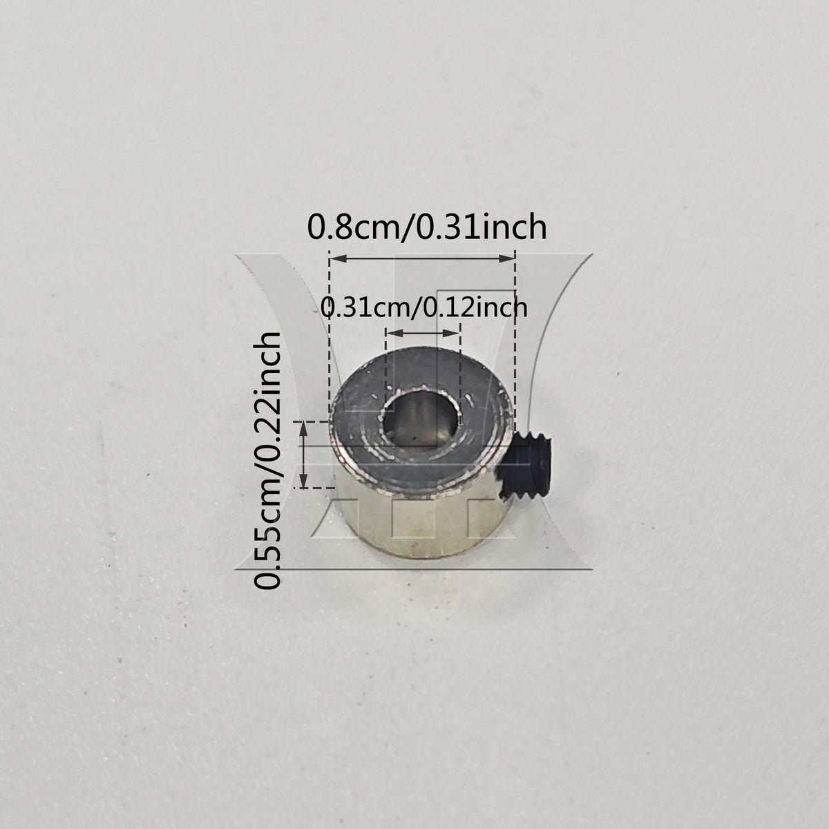 BQLZR 1pc Model Plane Landing Gear Wheel Stop 3.1 x 5.5mm Silver Model Aircraft Modification Accessories Model Aircraft Upgrade Parts