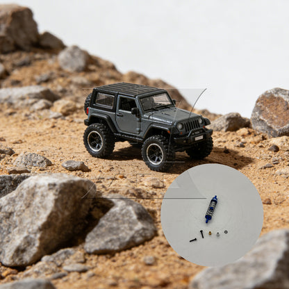 BQLZR 1pc RC1/16 Mini-B Off-road Vehicle Rear Shock Absorber LOS213001NB Blue High Quality Materials