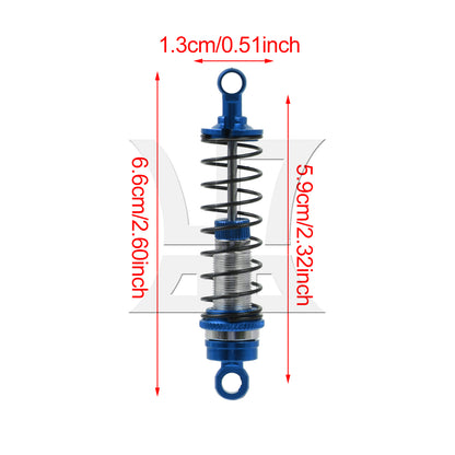 BQLZR 1pc RC1/16 Mini-B Off-road Vehicle Rear Shock Absorber LOS213001NB Blue High Quality Materials