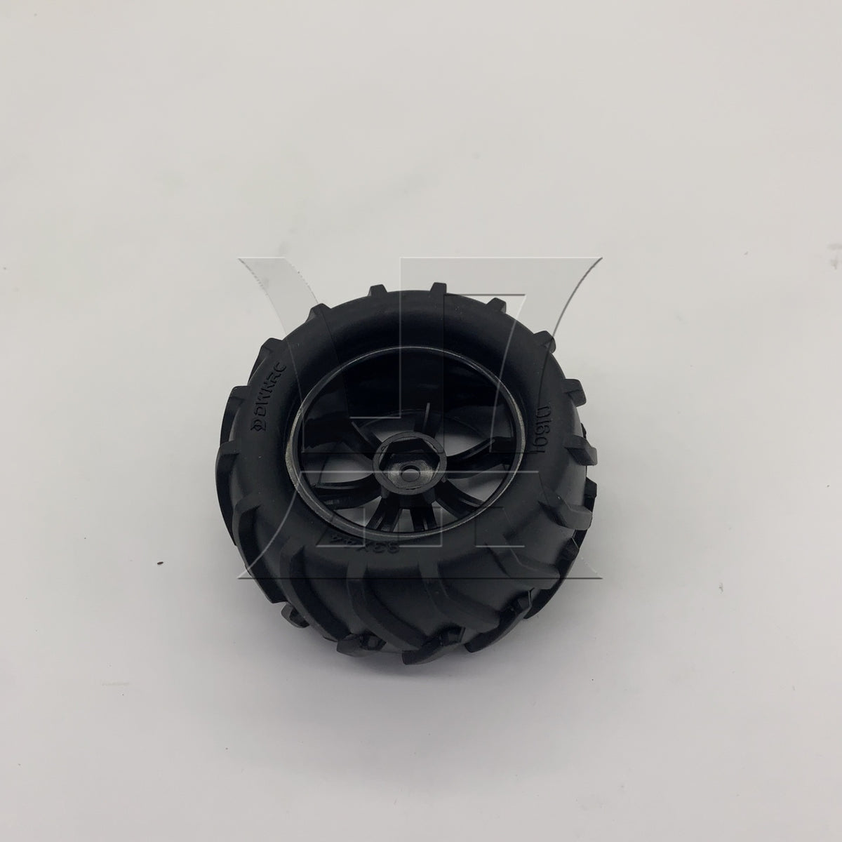 BQLZR 1pc RC1:16 Tires And 7-Spoke Black Wheel Rim 20486 Right Wheels for Model Car Repair Replacement Spare Parts
