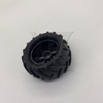 BQLZR 1pc RC1:16 Tires And 7-Spoke Black Wheel Rim 20486 Right Wheels for Model Car Repair Replacement Spare Parts