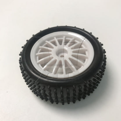 BQLZR 1pcs Off-road Vehicle Tires White Hub Front Wheel DIY Car Accessories