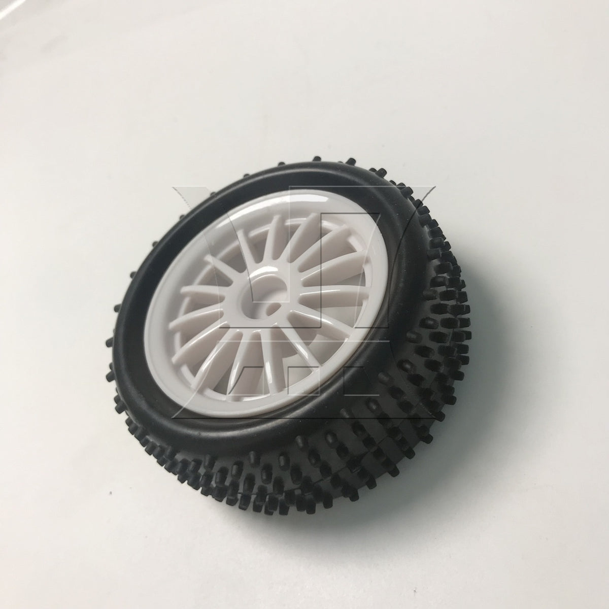 BQLZR 1pcs Off-road Vehicle Tires White Hub Front Wheel DIY Car Accessories