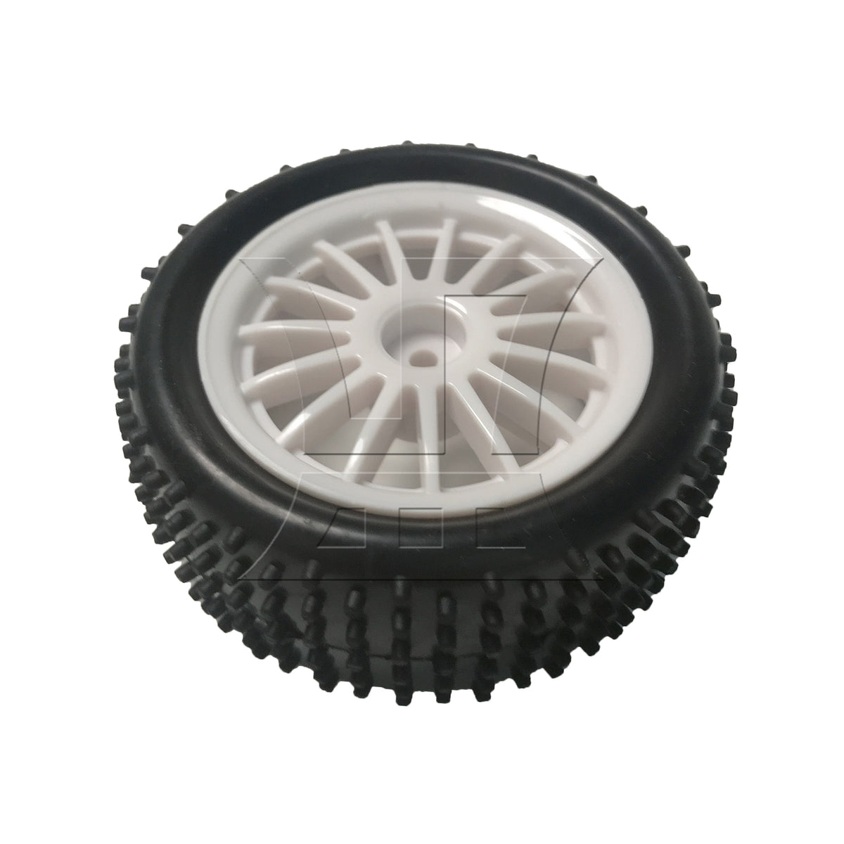 BQLZR 1pcs Off-road Vehicle Tires White Hub Front Wheel DIY Car Accessories