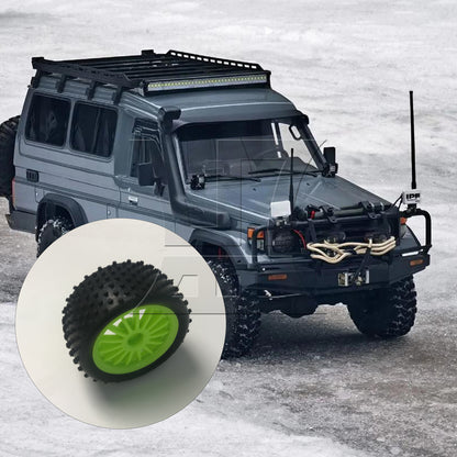 BQLZR 1pcs Off-road Vehicle Tires Green Hub Rear Wheel DIY Car Accessories