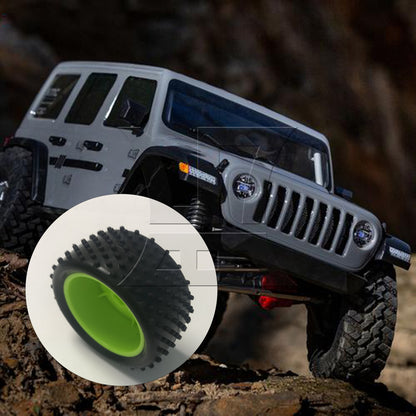 BQLZR 1pcs Off-road Vehicle Tires Green Hub Rear Wheel DIY Car Accessories