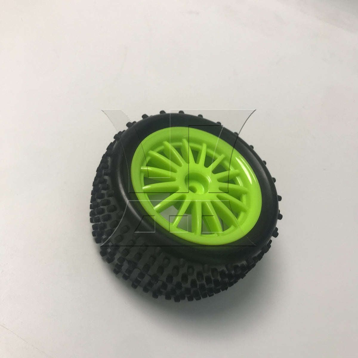 BQLZR 1pcs Off-road Vehicle Tires Green Hub Rear Wheel DIY Car Accessories