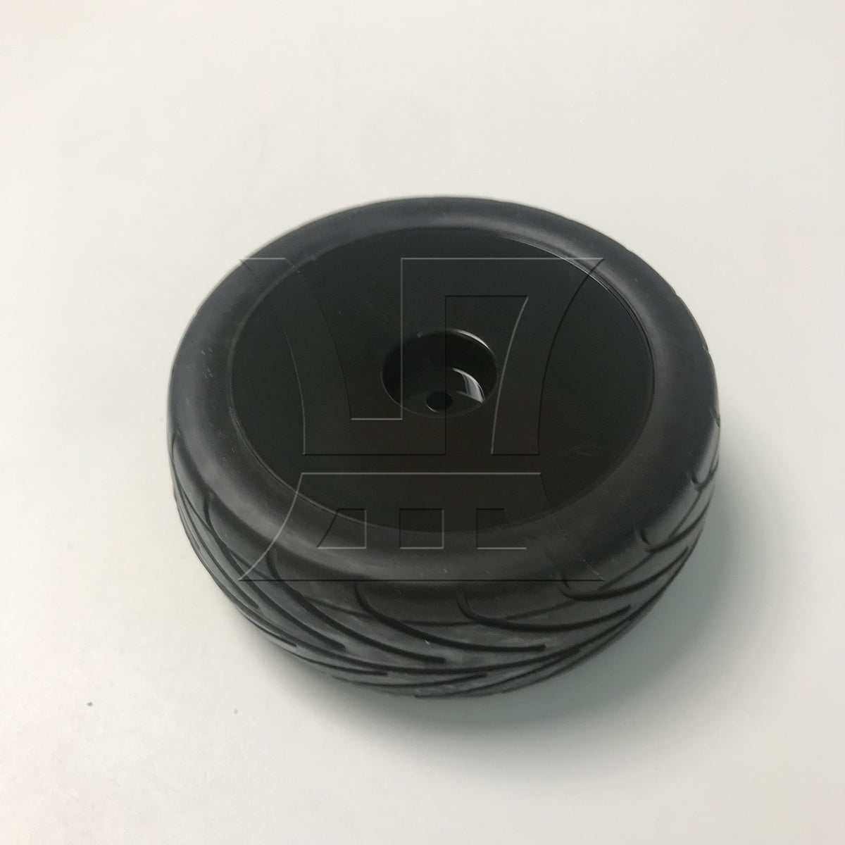 BQLZR 1pcs RC1:10 Off-road Vehicle Tires Black Disc Hub Front Wheel DIY Car Accessories