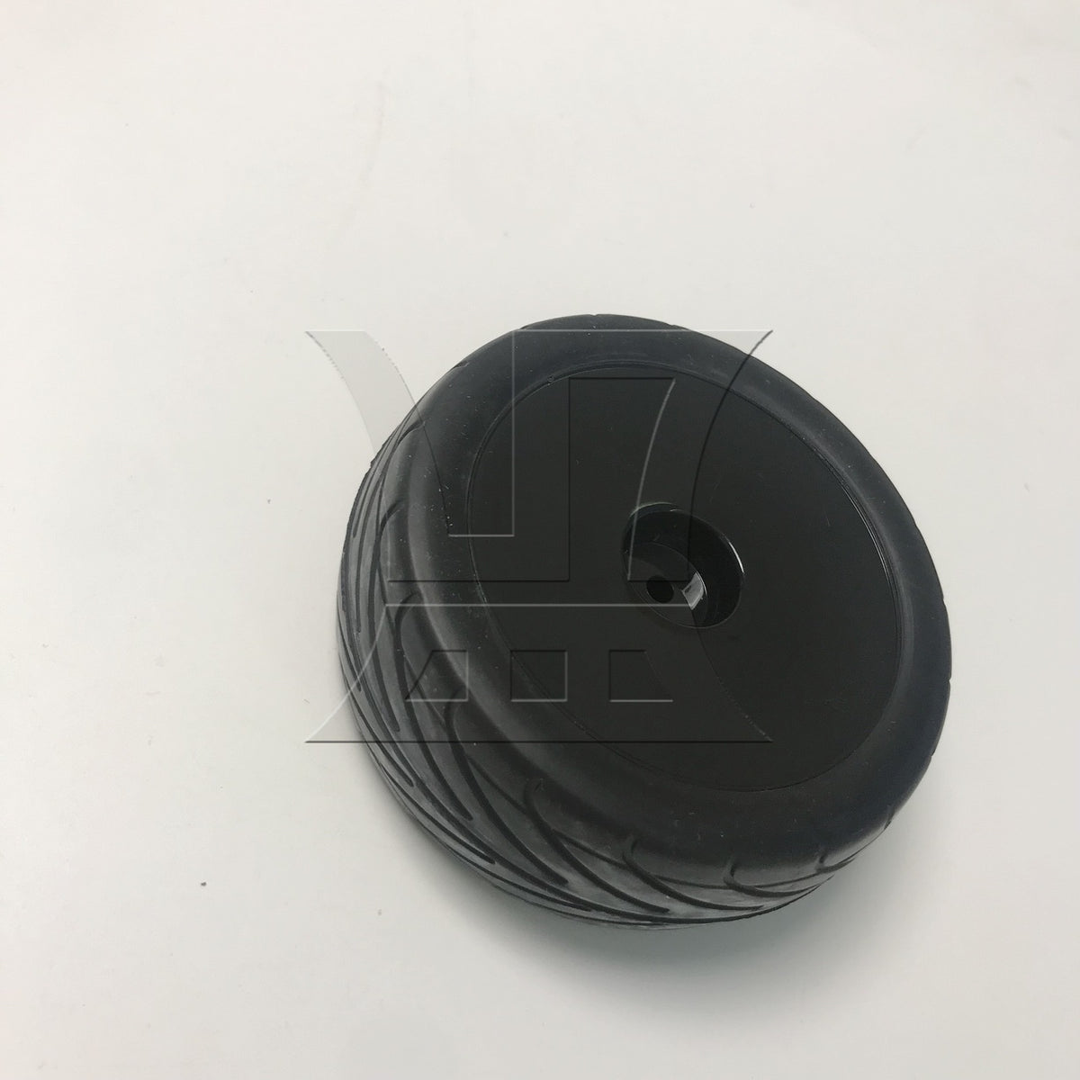 BQLZR 1pcs RC1:10 Off-road Vehicle Tires Black Disc Hub Front Wheel DIY Car Accessories
