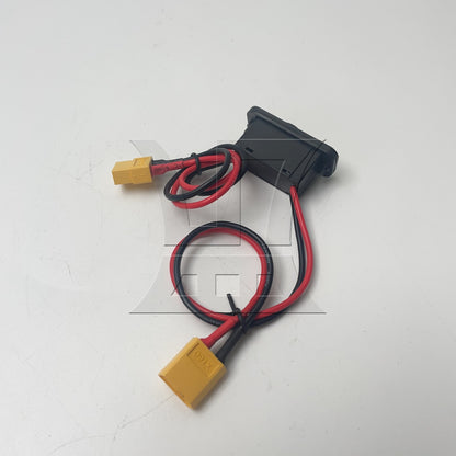 BQLZR 1pc Model Aircraft Remote Control Switch Xt60 Aircraft Electric-Regulating High Current High Load Switch