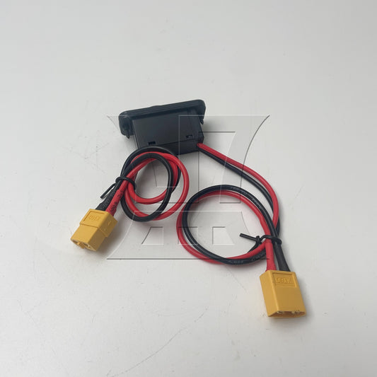 BQLZR 1pc Model Aircraft Remote Control Switch Xt60 Aircraft Electric-Regulating High Current High Load Switch