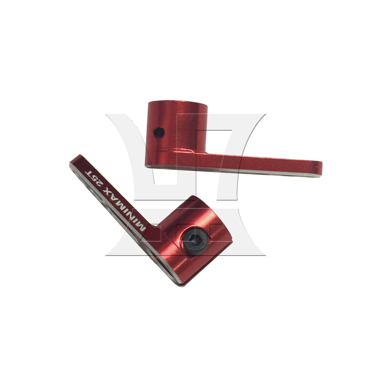 BQLZR 2pc RC 25T Raised Servo Arm Red High-Quality Material