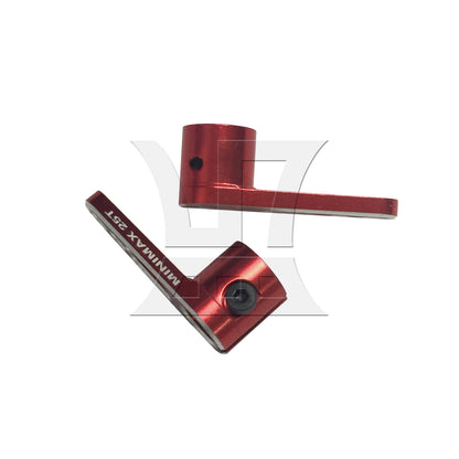 BQLZR 2pc RC 25T Raised Servo Arm Red High-Quality Material