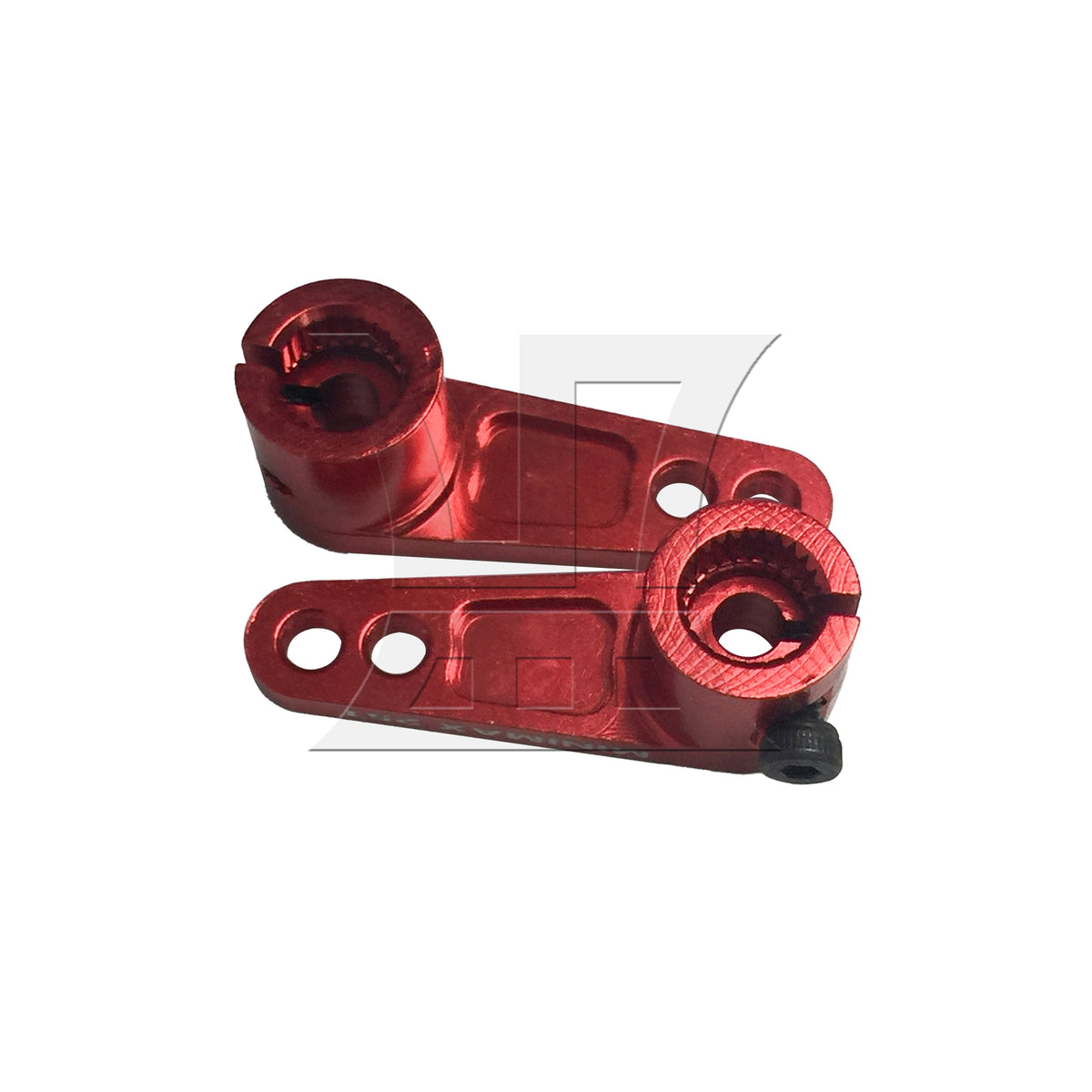 BQLZR 2pc RC 25T Raised Servo Arm Red High-Quality Material